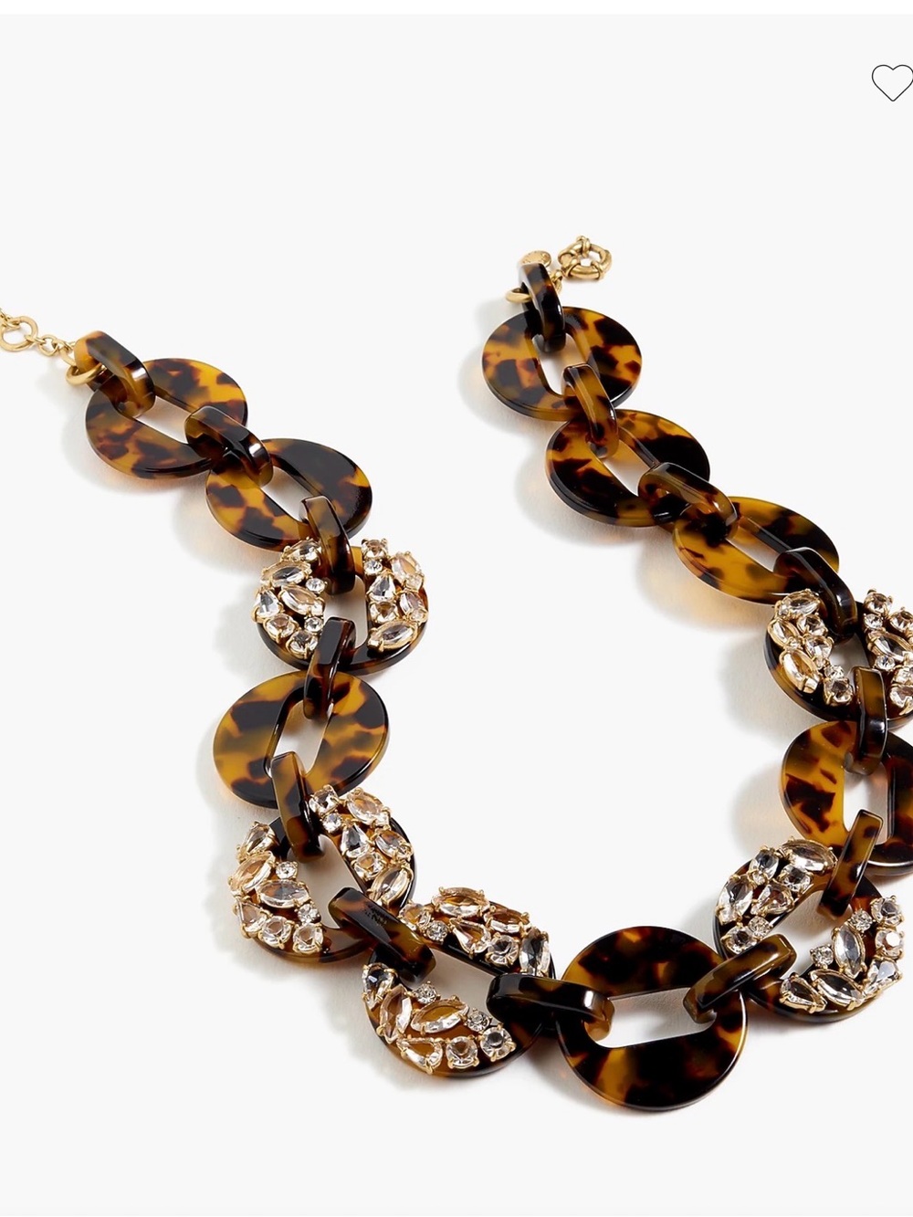 J.Crew Tortoise Beaded Necklace